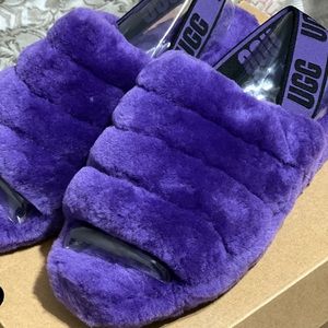 Ugg Fluff Yeah Slide- Purple size 9